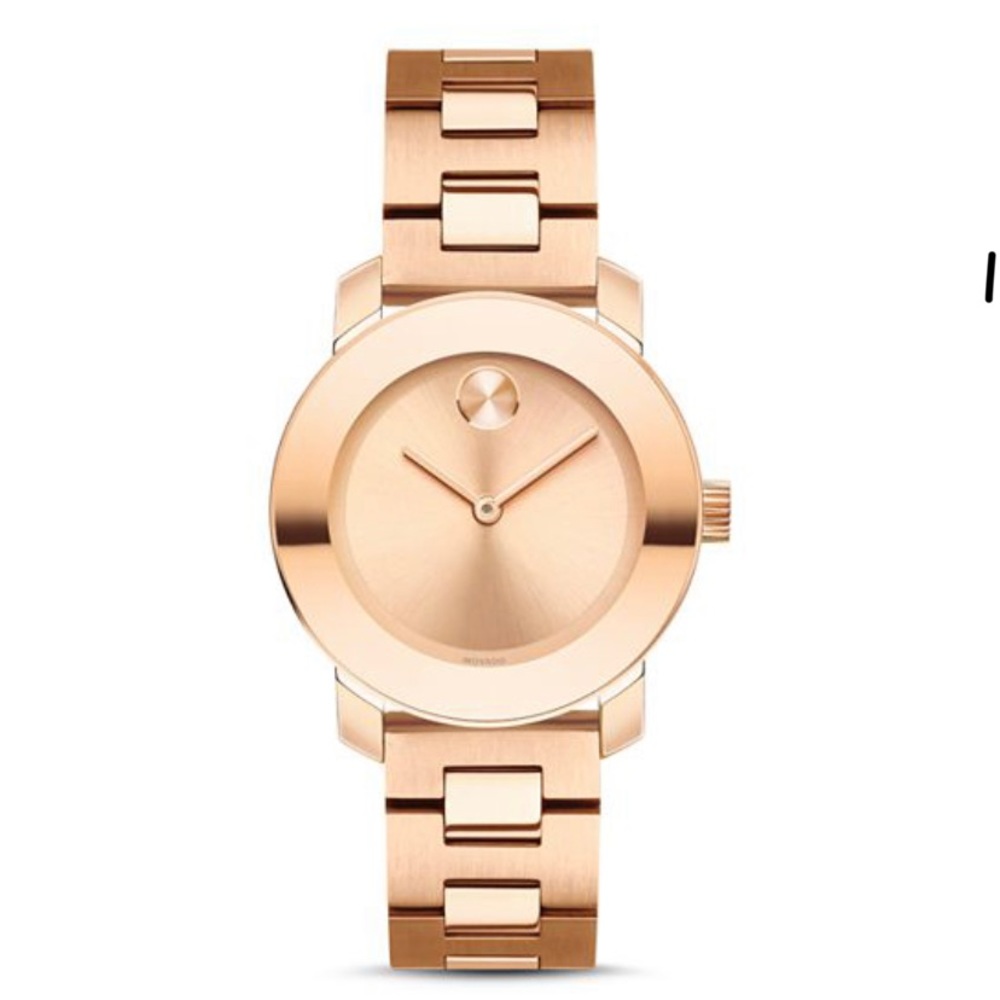Rose gold movado watch